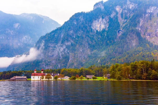 Der Sauberste See Deutschlands Ist Der Königssee Der See Ist — Stockfoto