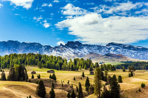 Dolomiterna Italien Solig Dag För Fotografering Och Vandring Magnifik Stenig — Stockfoto