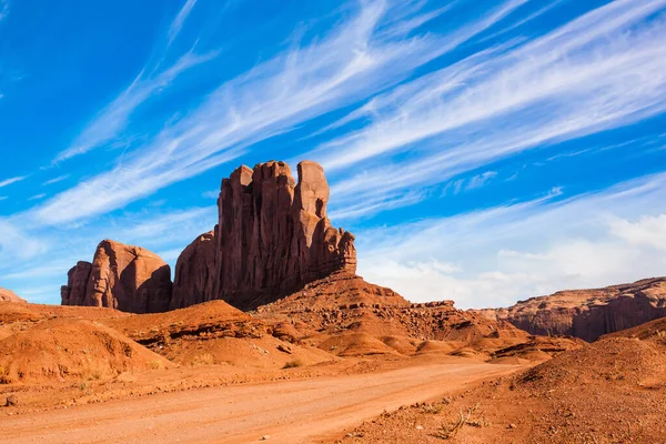 Huge Rock Elephant Monument Valley Rocks Outcrops Made Red Sandstone — Stock Photo, Image