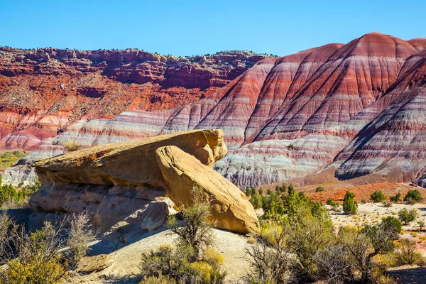 Grandiosa Berg Röd Sandsten Paria Canyon Vermilion Cliffs Vildmarksområde Usa — Stockfoto