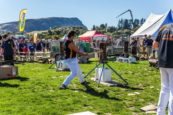 Wanaka Yeni Zelanda Daki Hasat Festivali Iyi Baltalı Zanaatkar Için — Stok fotoğraf