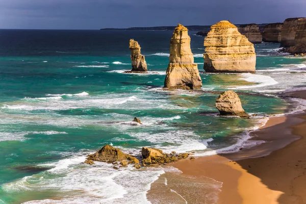 Viajar Australia Magnífica Luz Mañana Costa Del Pacífico Cerca Melbourne —  Fotos de Stock