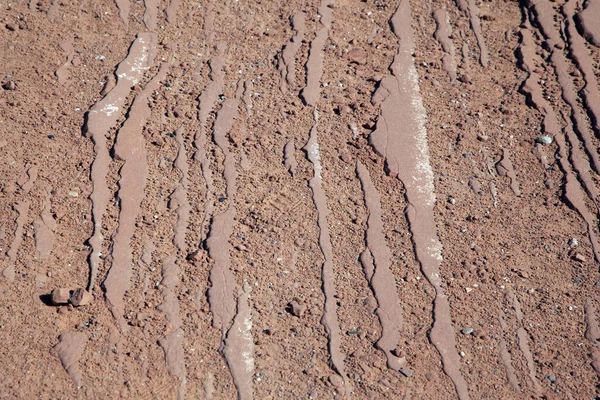 Braune Tonerde Klippenstruktur Sedimentgestein — Stockfoto