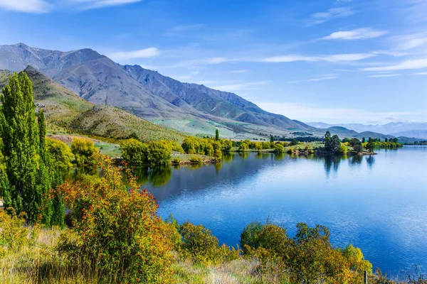 Magic South Island New Zealand Emerald Colored Deep Lake Water — Stock Photo, Image