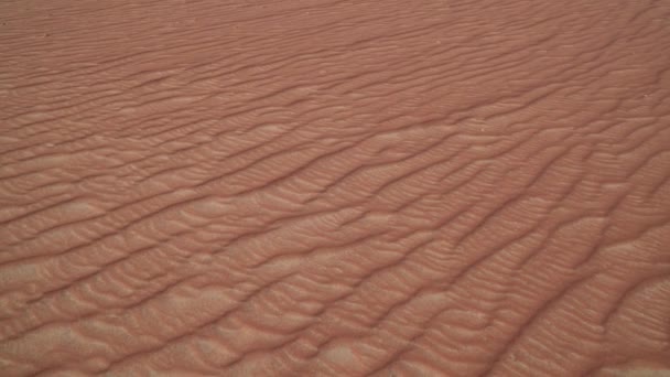Schöner mehrfarbiger Sand in der Wüste Rub al-Khali vereinigte arabische Emirate Stock Footage Video — Stockvideo
