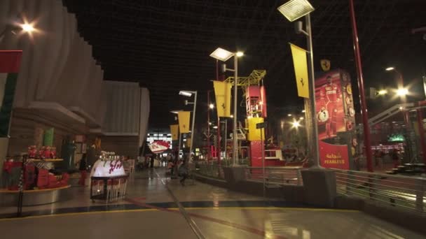 Ferrari World Abu Dhabi stok görüntüleri video — Stok video