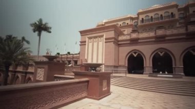 Cumhurbaşkanlığı Hotel Emirates Palace Abu Dabi stok görüntüleri video