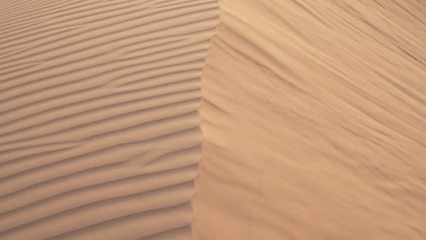 Magnifique Rub al Khali désert au lever du soleil stock de vidéos 