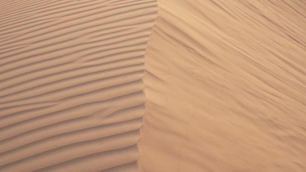 Belo Rub al Khali deserto ao nascer do sol imagens de vídeo — Vídeo de Stock