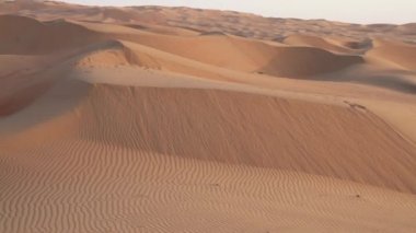Güzel Rub al hali çöl sunrise Stok görüntüleri video
