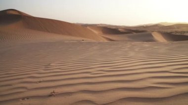 Güzel Rub al hali çöl sunrise Stok görüntüleri video