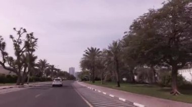 Downtown Dubai Stok görüntüleri video yollarda araba turu