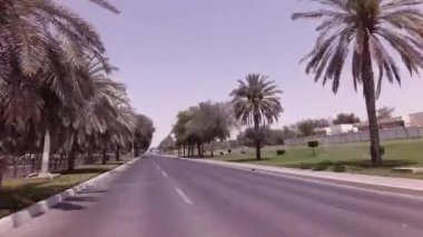 Yol Oasis Liwa Abu Dabi Stok görüntüleri video geçmektedir