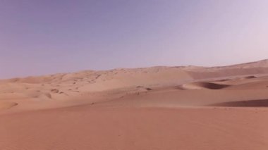 En düşük Rub al hali çöl Stok görüntüleri video güzel kumulları araba gezisi