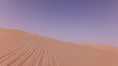 En düşük Rub al hali çöl Stok görüntüleri video güzel kumulları araba gezisi