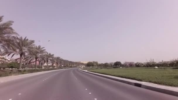 Abu Dhabi Uea April 2018 Yas Waterworld Pulau Yas Abu — Stok Video
