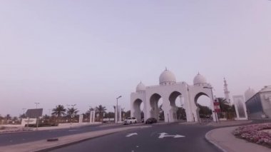 Sheikh Zayed Ulu Camii Abu Dabi Stok görüntüleri video araba turu