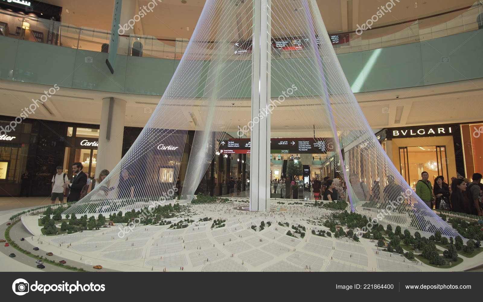 Mock Up Of Tower At Dubai Creek Harbour Tallest Building In The