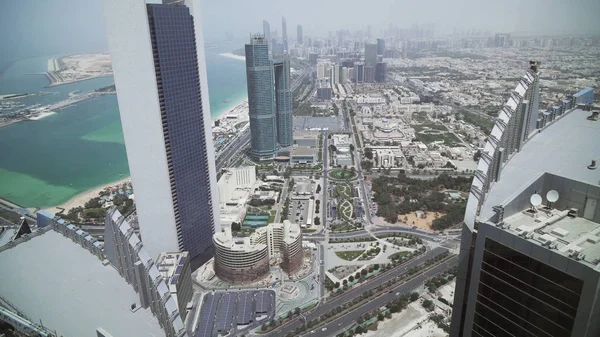 Wunderschöner Blick Von Oben Auf Das Abu Dhabi — Stockfoto