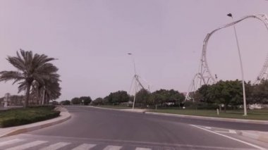 Ferrari Dünya Yas Island, Abu Dabi Stok görüntüleri video araba turu