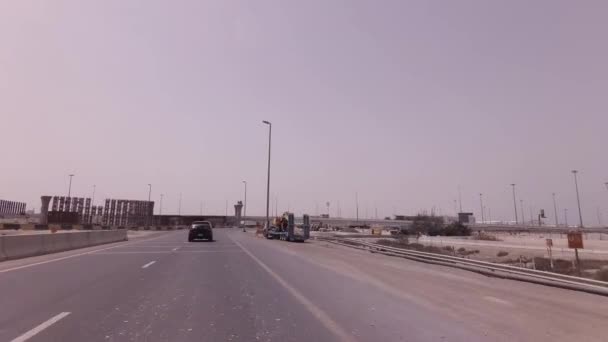 迪拜新多级路口的建设素材视频 — 图库视频影像
