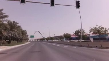 Ferrari Dünya Yas Island, Abu Dabi Stok görüntüleri video araba turu