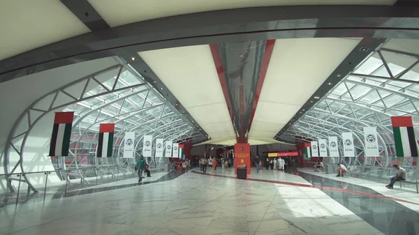 Wejście do Ferrari World Abu Dhabi — Zdjęcie stockowe