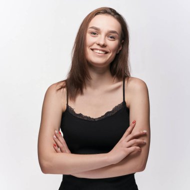 Doğal güzellik duygusal kız