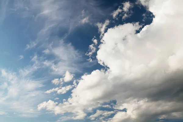 Blauwe Hemel Wolken Natuur Achtergrond — Stockfoto