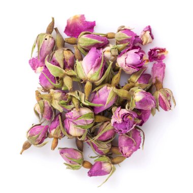 Gül çiçek baharat. Beyaz arka plan üzerinde izole