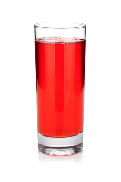 Vaso Jugo Cereza Aislado Sobre Fondo Blanco —  Fotos de Stock