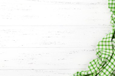 Masa mutfak havlu veya peçete ile pişirme