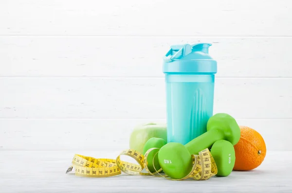 Fitness and healthy food conceps — Stock Photo, Image