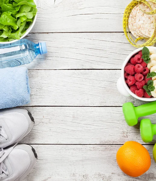 Concepto de alimentación saludable y fitness —  Fotos de Stock