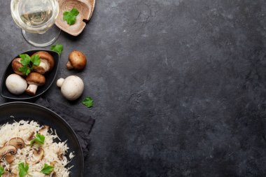 Lezzetli mantar risotto