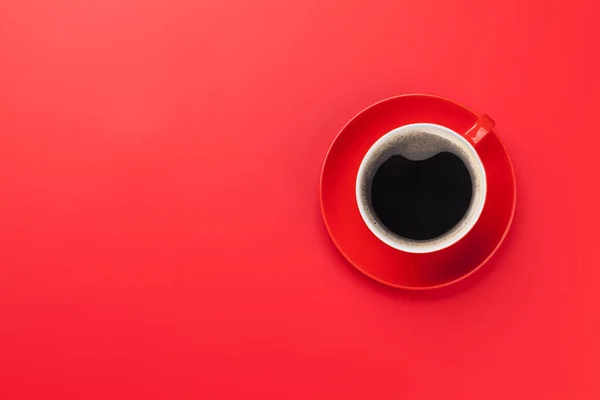 Taza de café rojo —  Fotos de Stock