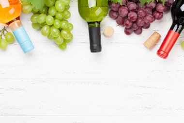 Çeşitli şarap ve üzüm