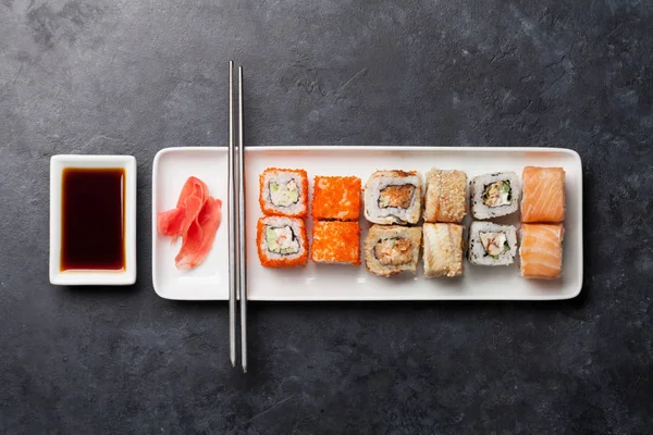 Set di sushi giapponese — Foto Stock