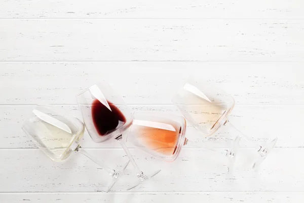 Various wine glasses — Stock Photo, Image