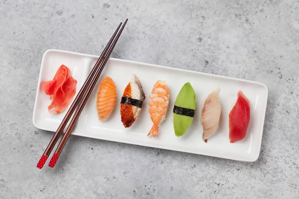 Japanese sushi set — Stock Photo, Image