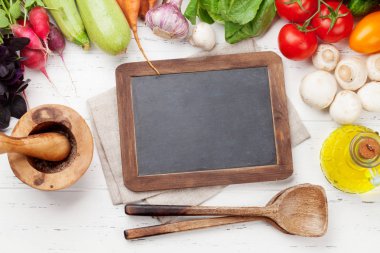 Çeşitli ham organik sebze