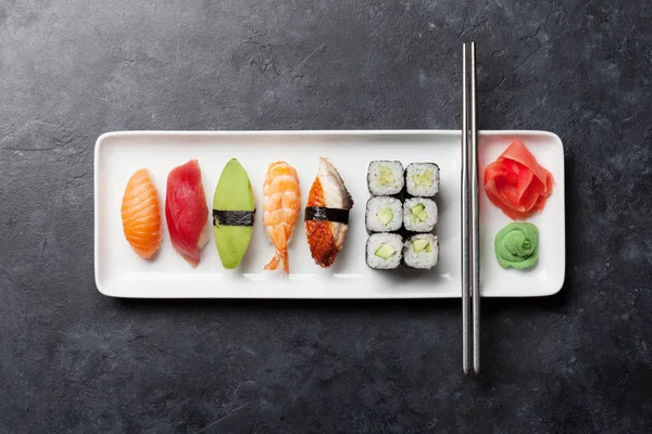 Japanese sushi set — Stock Photo, Image