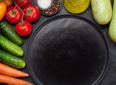 Çeşitli ham organik sebze