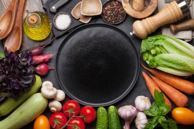 Çeşitli ham organik sebze