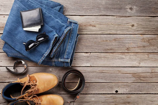 Mannen kleding en accessoires — Stockfoto