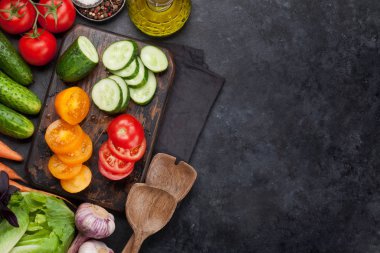 Çeşitli ham organik sebze