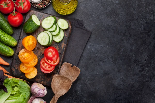 Çeşitli ham organik sebze