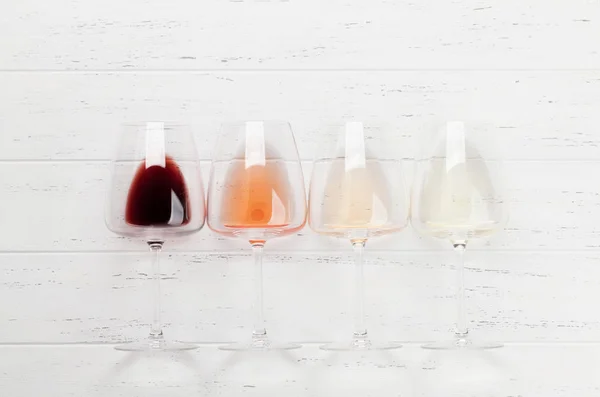 Various wine glasses — Stock Photo, Image