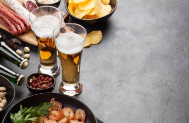 fıçı bira ve aperatifler