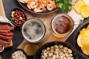 fıçı bira ve aperatifler